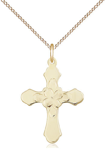 14kt Gold Filled Lite Curb Chain Necklace 7/8 x 5/8 inch with 18 inch length by Bliss Manufacturing