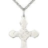 Sterling Silver Lite Curb Chain Necklace 7/8 x 5/8 inch 18 inch length by Bliss Manufacturing
