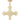 14kt Gold Filled Large Cross Necklace 1 1/4 x 7/8 inches with 24 inch heavy curb chain by Bliss Manufacturing