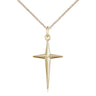 14kt Gold Filled Cross Necklace 1 x 1/2 inches with 18 inch chain by Bliss Manufacturing