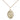 14kt gold filled small Miraculous Medal pendant necklace 5/8 by 3/8 inch on 18 inch chain by Bliss