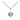 Small sterling silver Heart of Jesus Sacred Heart cross necklace 3/8 inch with 18 inch chain by Bliss