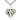 Sterling Silver Heart of Jesus Cross Necklace 1 1/8 inch pendant with 24 inch curb chain handcrafted by Bliss Manufacturing