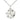 Medium Sterling Silver Faith Hope Charity Necklace with 7/8 x 3/4 inch Pendant on 18 inch Curb Chain by Bliss Manufacturing
