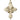 14kt Solid Gold Large Catholic Cross Pendant 1 5/8 x 1 1/8 handcrafted by Bliss Manufacturing USA