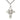 Sterling Silver Large Catholic Cross Necklace 1 5/8 x 1 1/8 pendant on 24 inch curb chain by Bliss