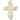 Large 14kt solid gold cross pendant 1 and 3/4 inch by 1 and 1/4 inch handcrafted by Bliss Manufacturing USA