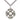 Medium sterling silver cross necklace 1 x 7/8 inches with 24 inch curb chain handmade by Bliss