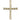 14kt solid gold large cross pendant 1 3/8 inch by 1 inch handcrafted in USA by Bliss Manufacturing