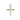 14kt solid gold medium cross pendant 3/4 inch by 1/2 inch handcrafted in USA by Bliss Manufacturing