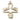 14kt solid gold Holy Spirit medal pendant with dove, 1 1/8 x 1 inches, handcrafted by Bliss Manufacturing