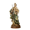 6 inch hand-painted resin St. Jude Thaddeus statue, patron saint of hopeless causes and impossible situations, RosaryCard