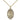 Gold filled Our Lady of Czestochowa medium medal necklace 7/8 x 1/2 inches with 18 inch chain by Bliss