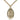 14kt gold filled Our Lady of Czestochowa medal necklace 1-1/8 x 5/8 inches with 24 inch chain by Bliss