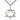 Sterling Silver Adoption Heart Necklace 1 1/8 x 1 inch Pendant 24 inch Chain Bliss Manufacturing