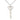 Sterling Silver Irish Key with Double Hearts Necklace 1 1/4 x 1/2 inch pendant on 18 inch curb chain by Bliss