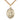14kt Gold Filled St. Andrew the Apostle patron saint medal necklace with 1 inch by 3/4 inch pendant on 24 inch curb chain, handcrafted in USA by Bliss Manufacturing