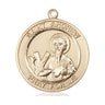 14kt Solid Gold St. Andrew the Apostle Medal Pendant 1 x 5/8 inch by Bliss Manufacturing