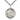 Sterling Silver St. Andrew the Apostle Medal Necklace 1 x 5/8 inch on 24 inch Chain by Bliss