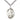 Sterling Silver St. Andrew the Apostle Medal Necklace 1 x 3/4 inch pendant on 24 inch chain by Bliss
