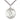 Sterling Silver St. Ann Patron Saint Medal Necklace with 1x5/8 inch pendant on 24 inch chain by Bliss