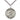 Sterling silver St. Anthony of Padua medal necklace 1x5/8 medium with 24 inch chain by Bliss