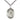 Sterling silver St. Anthony of Padua medal necklace 1x3/4 medium with 24 inch chain by Bliss