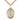 14kt gold filled St. Blaise patron saint medal necklace 1 inch by 3/4 inch on 24 inch chain handmade by Bliss Manufacturing USA