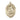 14kt Solid Gold St. Frances Cabrini Medal Pendant 1 inch by 3/4 inch handcrafted by Bliss Manufacturing USA