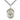 Sterling silver St. Alexander Sauli patron saint medal necklace with 24-inch chain by Bliss