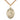 14kt gold filled St. Benjamin patron saint medal necklace 1 inch by 3/4 inch on 24 inch chain handmade by Bliss Manufacturing USA
