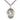 Sterling Silver St. Cecilia Patron Saint Medal Necklace with 24 inch Chain - 1x3/4 inch - Bliss Manufacturing