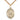 14kt Gold Filled St. Bernadette Patron Saint Medal Necklace 1 x 3/4 inch with 24 inch Chain by Bliss