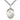 Sterling silver St. Charles Borromeo patron saint medal necklace, 1 inch by 3/4 inch pendant, 24 inch chain, handcrafted by Bliss