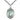 Sterling silver St. Christopher medal necklace, 1 x 3/4 inch, 24-inch curb chain, handcrafted by Bliss