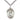 Sterling silver St. Christopher patron saint medal necklace with 24-inch chain, 1 x 3/4 inch pendant by Bliss
