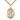 14kt Gold Filled St. Dennis Patron Saint Medal Necklace 1x3/4 inch with 24 inch Curb Chain by Bliss