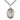 Sterling Silver St. Dennis Patron Saint Medal Necklace 1x3/4 inch with 24 inch chain by Bliss Manufacturing