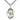 Sterling Silver St. David of Wales Patron Saint Medal Necklace 1x3/4 inch with 24 inch chain by Bliss