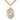 14kt gold filled St. Clare of Assisi patron saint medal necklace with 24-inch chain, 1 x 3/4 inch pendant by Bliss