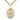 14kt gold filled St. Jane of Valois patron saint medal necklace 1 x 3/4 inch with 24 inch curb chain by Bliss