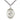 Sterling Silver St. Jane of Valois Patron Saint Medal Necklace with 24 inch chain by Bliss Manufacturing