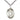 Sterling silver St. Dominic de Guzman patron saint medal necklace 1 inch by 3/4 inch with 24 inch chain by Bliss USA
