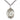 Sterling Silver St. Elizabeth of Hungary Patron Saint Medal Necklace 1x3/4 inch with 24 inch chain by Bliss