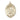 14kt Solid Gold St. Francis de Sales Patron Saint Medal Pendant 1 inch by 3/4 inch handcrafted by Bliss Manufacturing USA