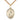 14kt Gold Filled St. Genesius of Rome Medal Necklace 1 inch x 3/4 inch pendant with 24 inch curb chain handcrafted by Bliss Manufacturing USA