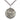Sterling Silver St. George Patron Saint Medal Necklace 1 inch by 5/8 inch on 24 inch Chain by Bliss Manufacturing