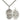 Sterling Silver St. George EMT Medal Necklace 1 inch by 3/4 inch with 24 inch chain by Bliss