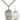 Sterling Silver St. George Patron Saint Medal Necklace 1x3/4 inch with 24 inch Chain by Bliss Manufacturing