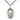 Sterling Silver Holy Spirit Pendant Necklace 1 x 3/4 inches with 24 inch Curb Chain by Bliss Manufacturing